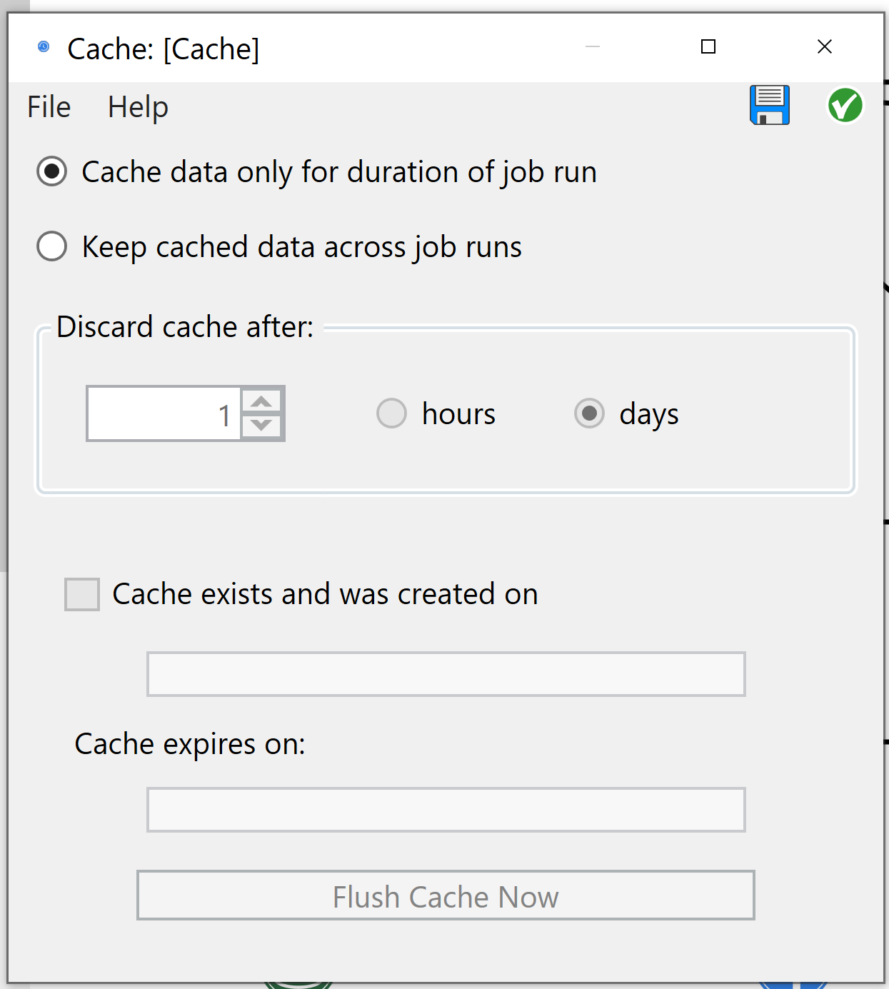 Configuring a Cache node