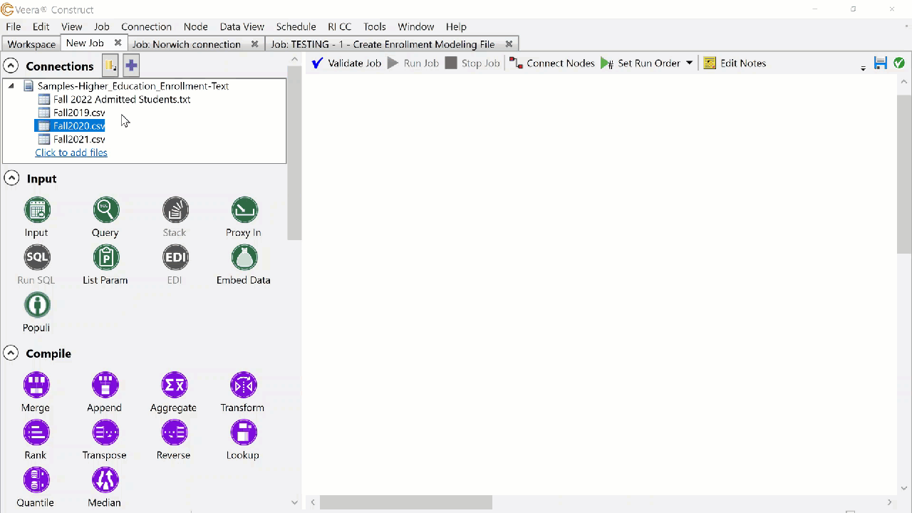 video with different ways to create connection lines between nodes