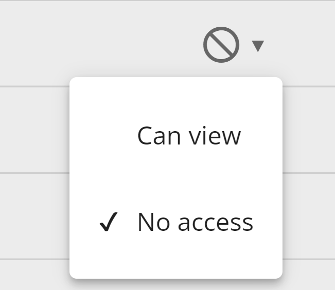 Dashboard sharing permissions